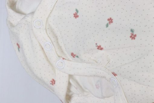 بادی آستین بلند برند H&M طرح گل گلی خال خالی - Image 3