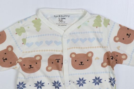 سرهمی جورابدار fox&bunny طرح خرس و کاج - Image 2