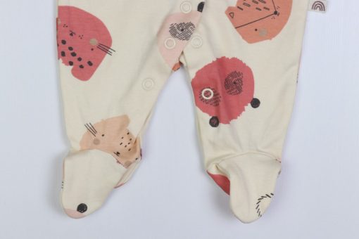 سرهمی جورابدار next baby طرح دستکش دار خرگوش و گربه - Image 3