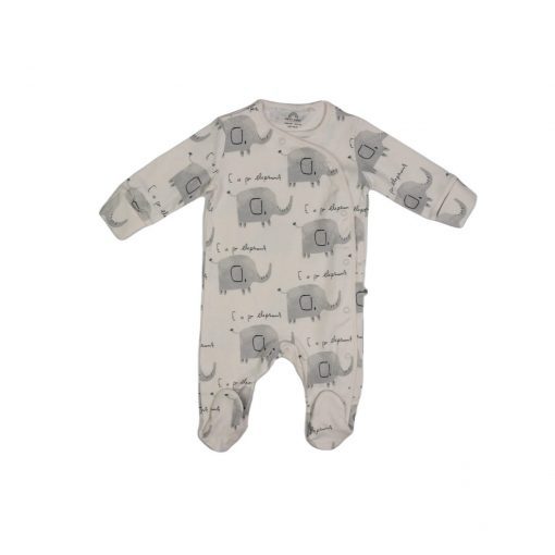 سرهمی جورابدار next baby طرح دستکش دار فیل سفید