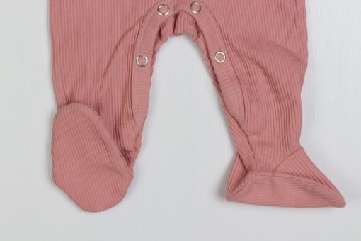 سرهمی جورابدار next baby طرح دستکش دار کبریتی صورتی - Image 3