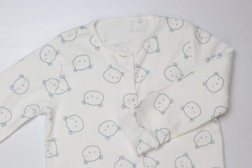 سرهمی جورابدار next baby طرح خرس سفید - Image 2