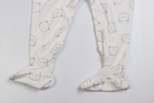سرهمی جورابدار next baby طرح خرس سفید - Image 3