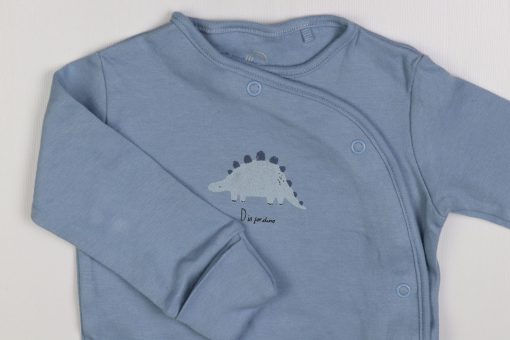 سرهمی جورابدار next baby طرح دستکش دار دایناسور آبی - Image 2