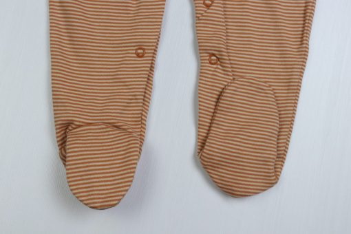 سرهمی جورابدار next baby طرح راه راه آجری - Image 3