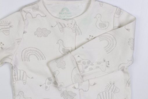 سرهمی جورابدار next baby طرح دستکش دار باغ وحش - Image 2