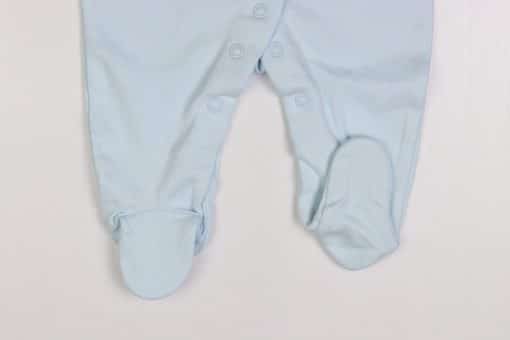 سرهمی جورابدار next baby طرح دستکش دار فیل آبی - Image 3