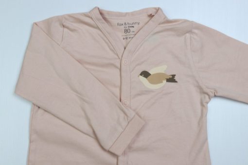 سرهمی جورابدار fox&bunny طرح پرنده گلبهی - Image 2