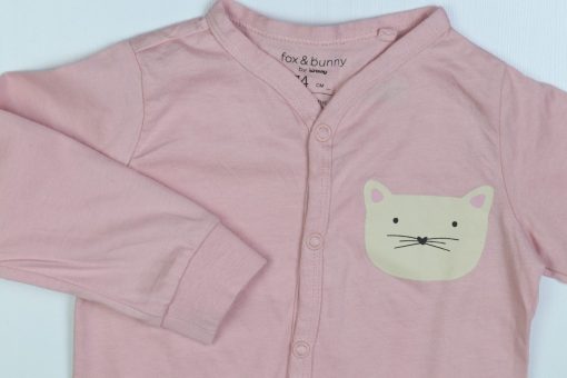 سرهمی دخترانه fox&bunny طرح پیشی صورتی - Image 2