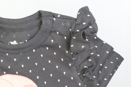 بادی آستین بلند دخترانه so cute طرح موش چتری - Image 4