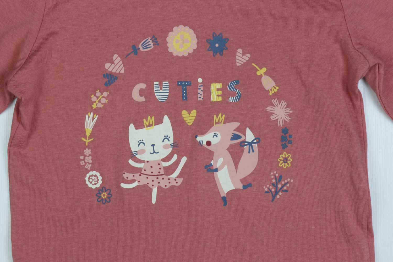 تیشرت آستین بلند لوپیلو طرح خرگوش و روباه - Image 2