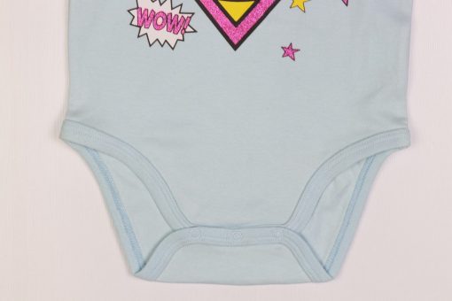 بادی آستین کوتاه طرح super girl - Image 3