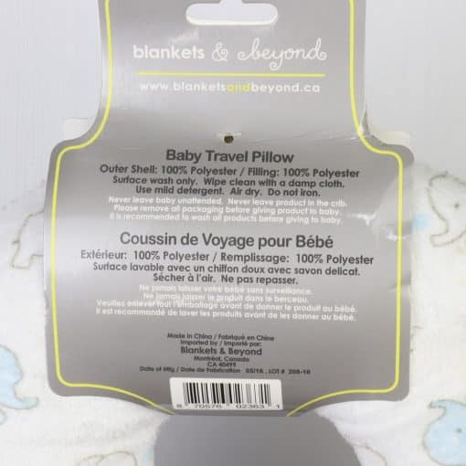 دور گردنی کودک ( محافظ ماشین ) برند کانادایی blankets & beyond طرح فیل آبی - Image 3