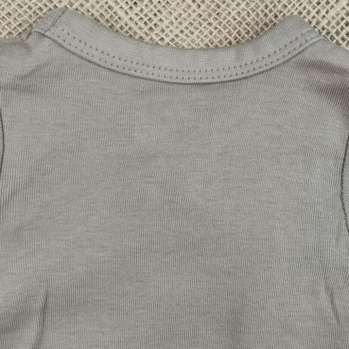 بادی آستین بلند H&M طرح قهوه ای کم رنگ چپ و راستی - Image 5