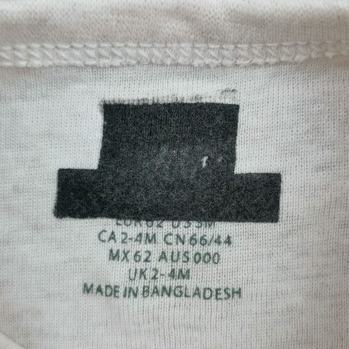 بادی آستین بلند H&M طرح گلبهی ملانژ چپ و راستی - Image 4