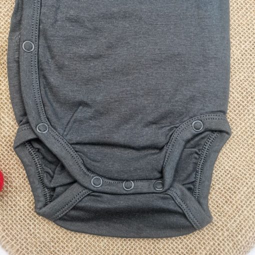 بادی آستین بلند H & M طرح ذغالی چپ و راستی - Image 3