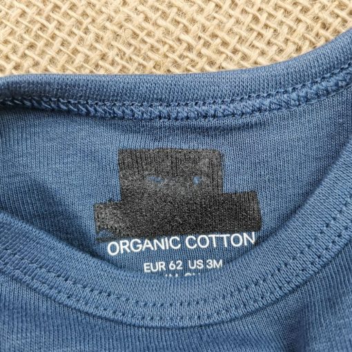بادی آستین بلند H & M طرح سرمه ای ساده - Image 4
