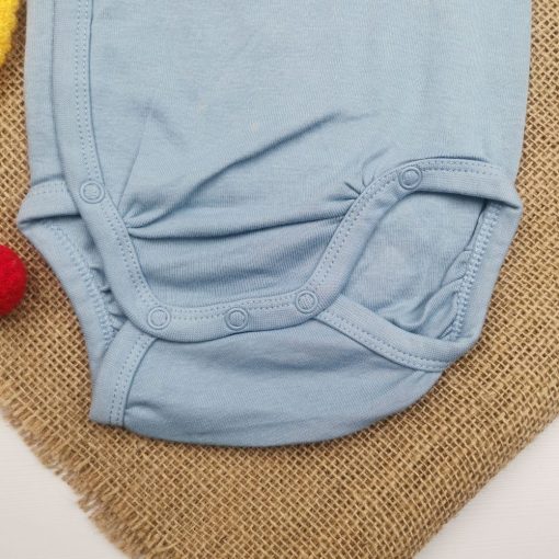 بادی آستین بلند H & M طرح آبی روشن چپ و راستی - Image 3