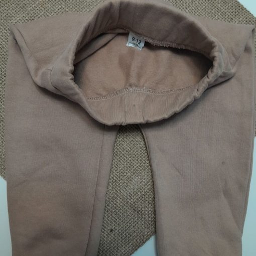 شلوار نوزادی طرح قهوه ای کمرنگ تو کرک