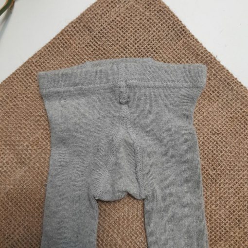 جوراب شلواری kiabi طرح طوسی ساده