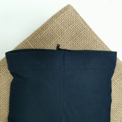 ایراد دار _ شلوار گنی کشی سرمه ای دمپا پرکی