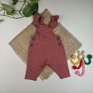 بادی نوزادی برند lupilu طرح پرک دار توکرک کالباسی رنگ