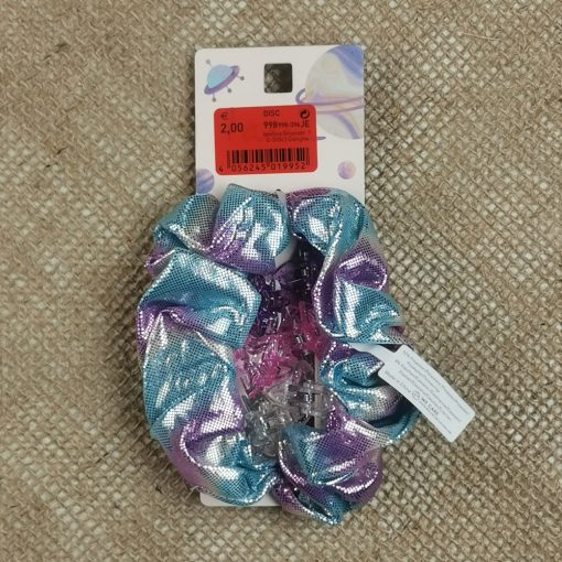 ست هفت عددی گیره و کش مو دخترانه طرح ستاره ای رنگی رنگی