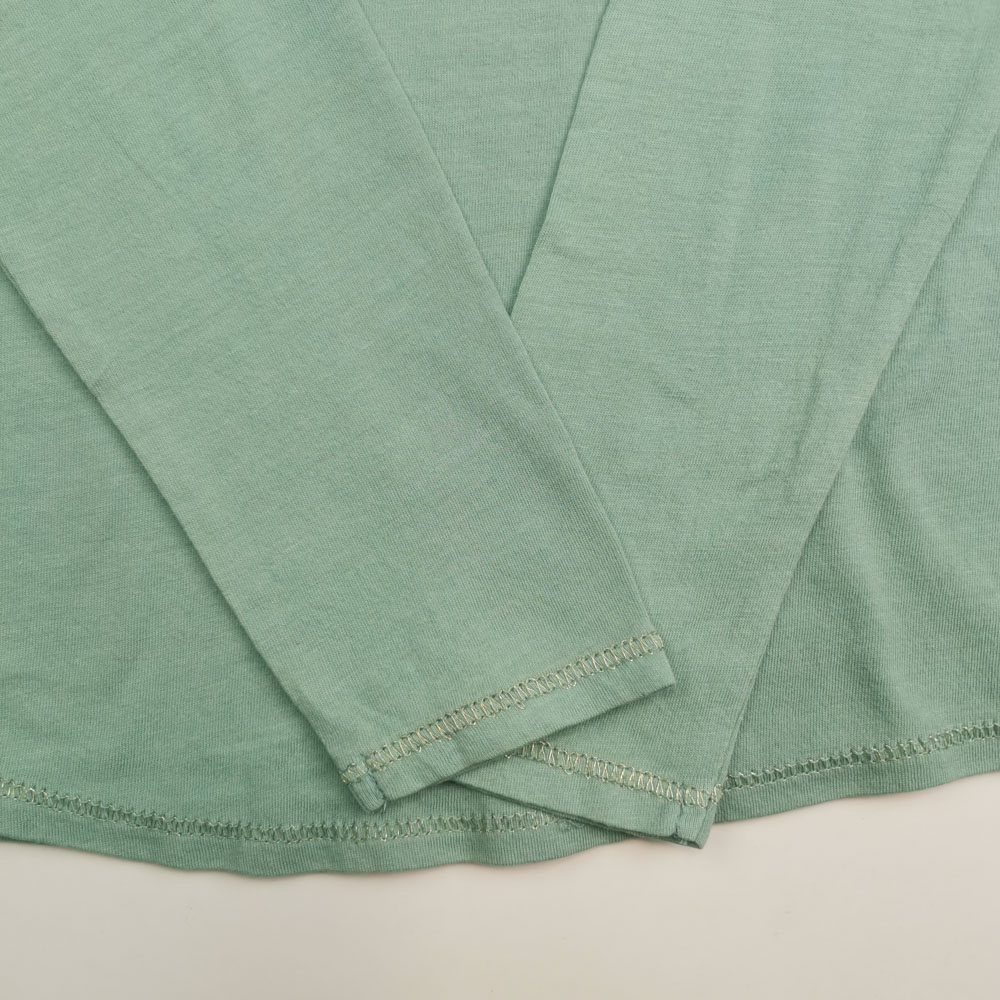 بلوز زنانه آستین بلند طرح سرشونه نگین دار سبز رنگ - سایز 36