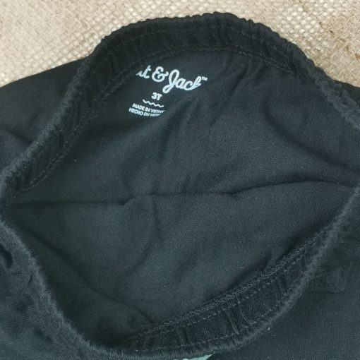 شلوارک نوزادی برند cat & jack طرح جیبدار مشکی رنگ - 3 سال