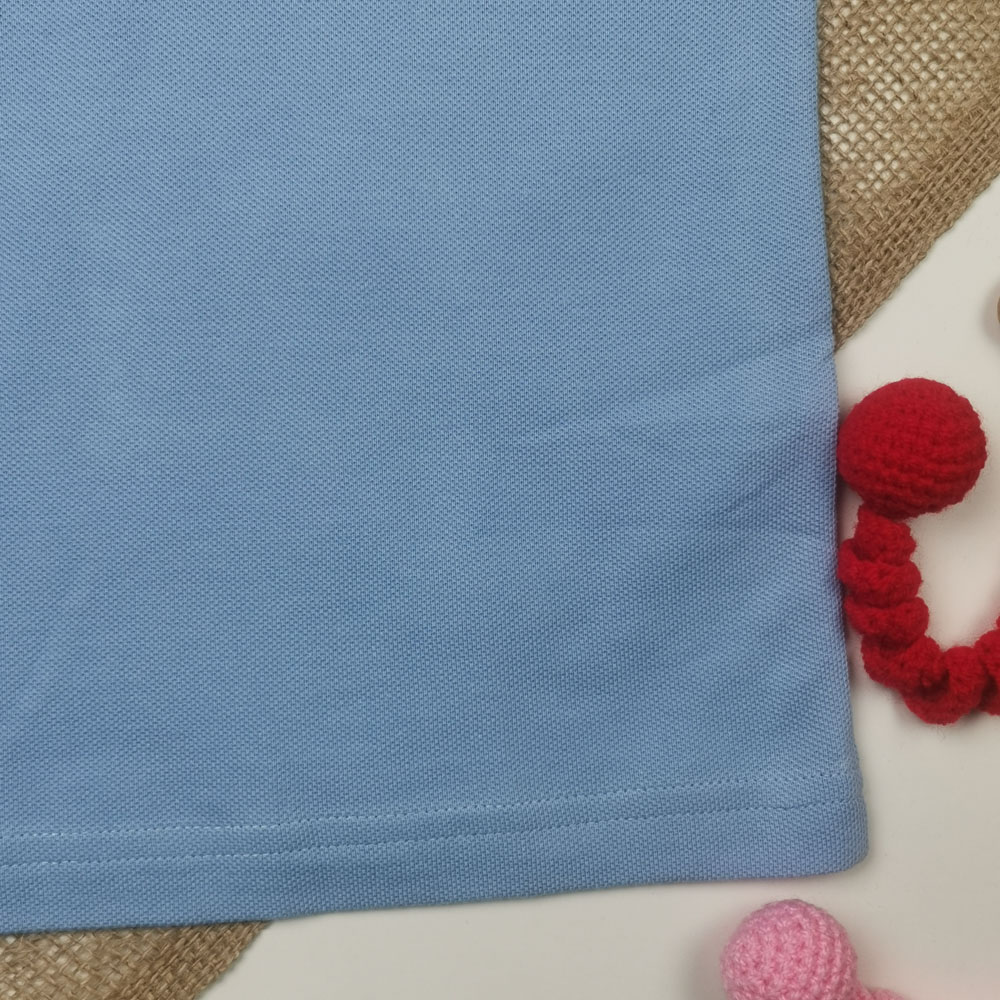 پولوشرت پسرانه آستین کوتاه برند Tu طرح دو دکمه آبی رنگ - 5 سال