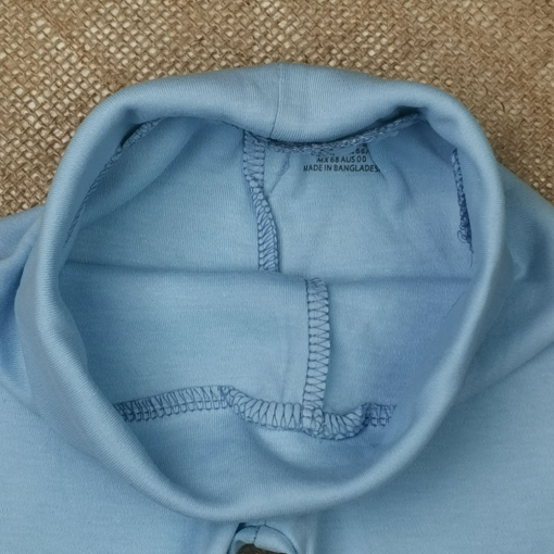 شلوار نوزادی پسرانه اسلش برند h and m طرح کمرکش آبی رنگ - 4 تا 6 ماه