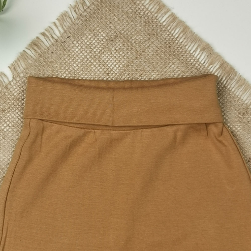 شلوار نوزادی اسلش برند h and m کمرکش شتری رنگ