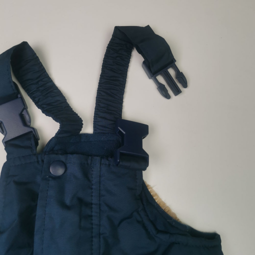 شلوار اسکی نوزادی برند impidimpi طرح بند دار سرمه ای رنگ - 6 تا 12 ماه