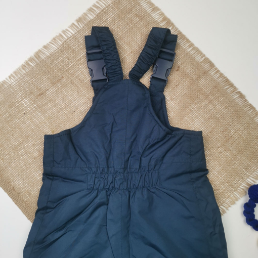 شلوار اسکی نوزادی برند impidimpi طرح بند دار سرمه ای رنگ - 6 تا 12 ماه