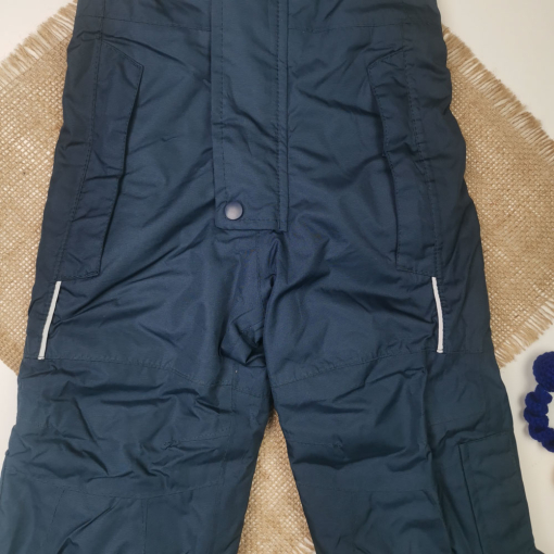 شلوار اسکی نوزادی برند impidimpi طرح بند دار سرمه ای رنگ - 6 تا 12 ماه