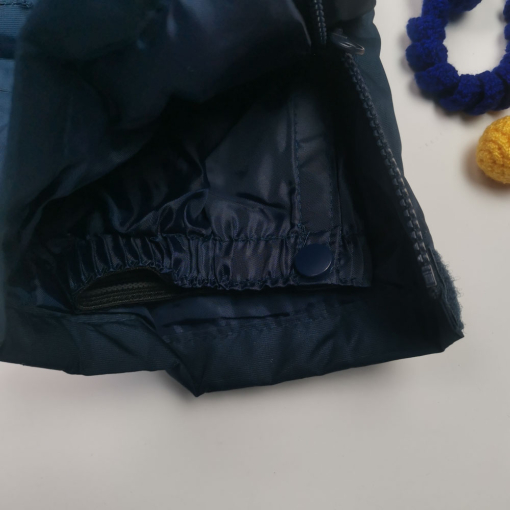 شلوار اسکی نوزادی برند impidimpi طرح بند دار سرمه ای رنگ - 6 تا 12 ماه