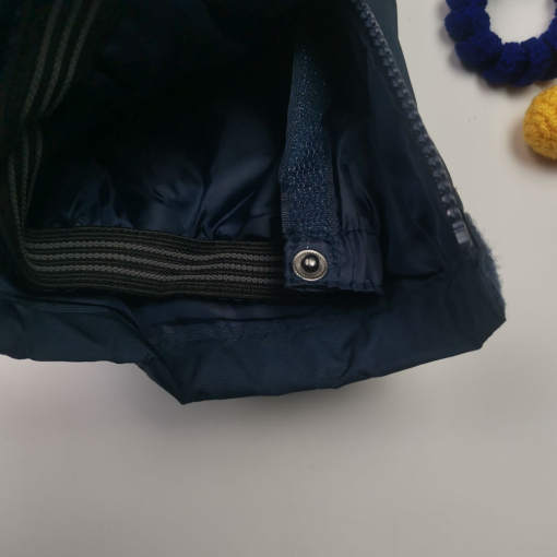 شلوار اسکی نوزادی برند impidimpi طرح بند دار سرمه ای رنگ - 6 تا 12 ماه