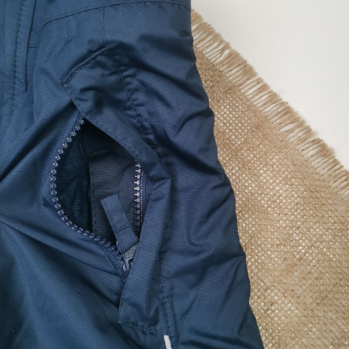 شلوار اسکی نوزادی برند impidimpi طرح بند دار سرمه ای رنگ - 6 تا 12 ماه