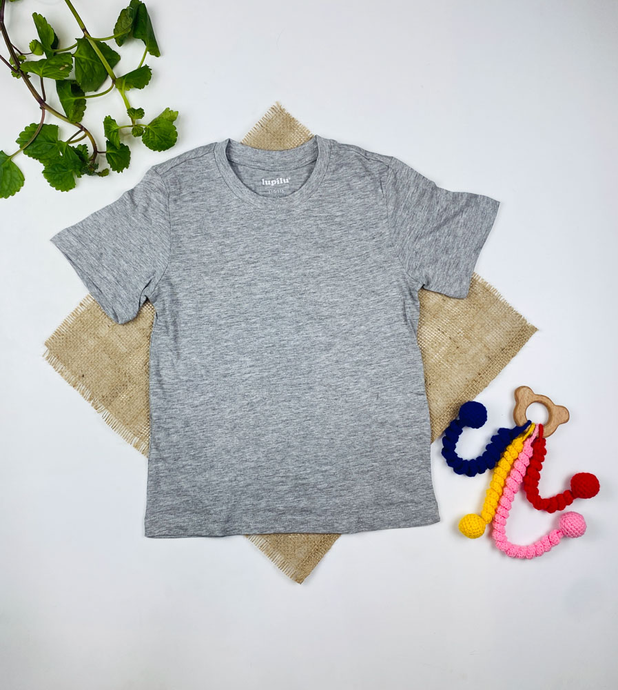 تیشرت پسرانه آستین کوتاه برند لوپیلو طوسی رنگ - 4 تا 6 سال