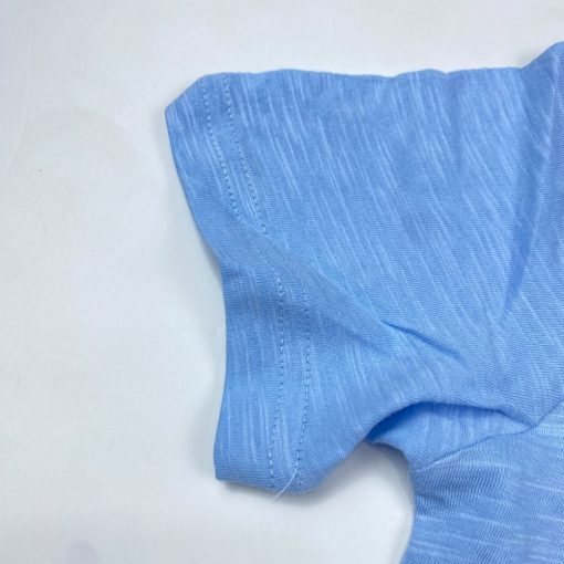 تیشرت پسرانه آستین کوتاه برند لوپیلو طرح قایق دکمه دار آبی کمرنگ - Image 3