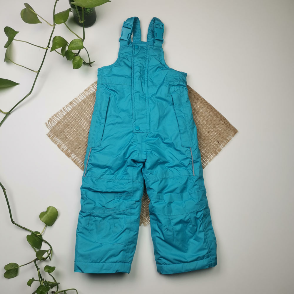 شلوار گرم برند impidimpi طرح بند دار آبی آسمانی رنگ