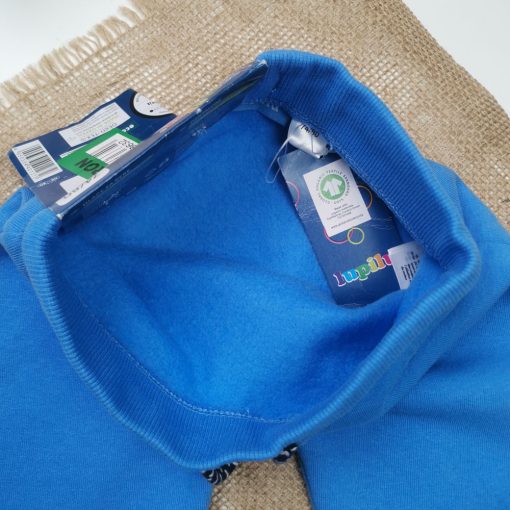 شلوار توکرکی برند لوپیلو بندک دار آبی رنگ - 6 تا 12 ماه - Image 6