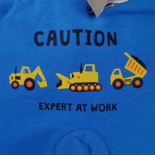 شلوار توکرکی برند لوپیلو بندک دار آبی رنگ - 6 تا 12 ماه - Image 2