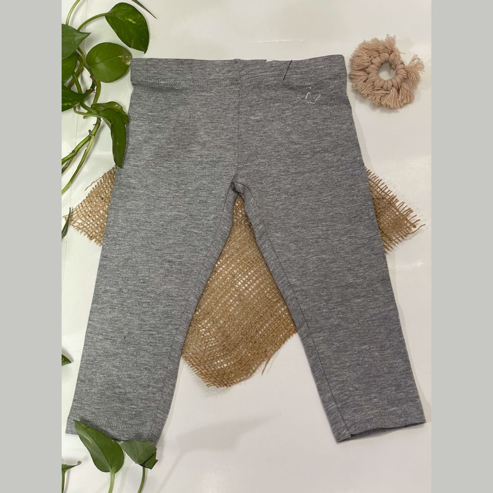 شلوار نوزادی راسته برند Intelligent طرح ساده طوسی روشن رنگ