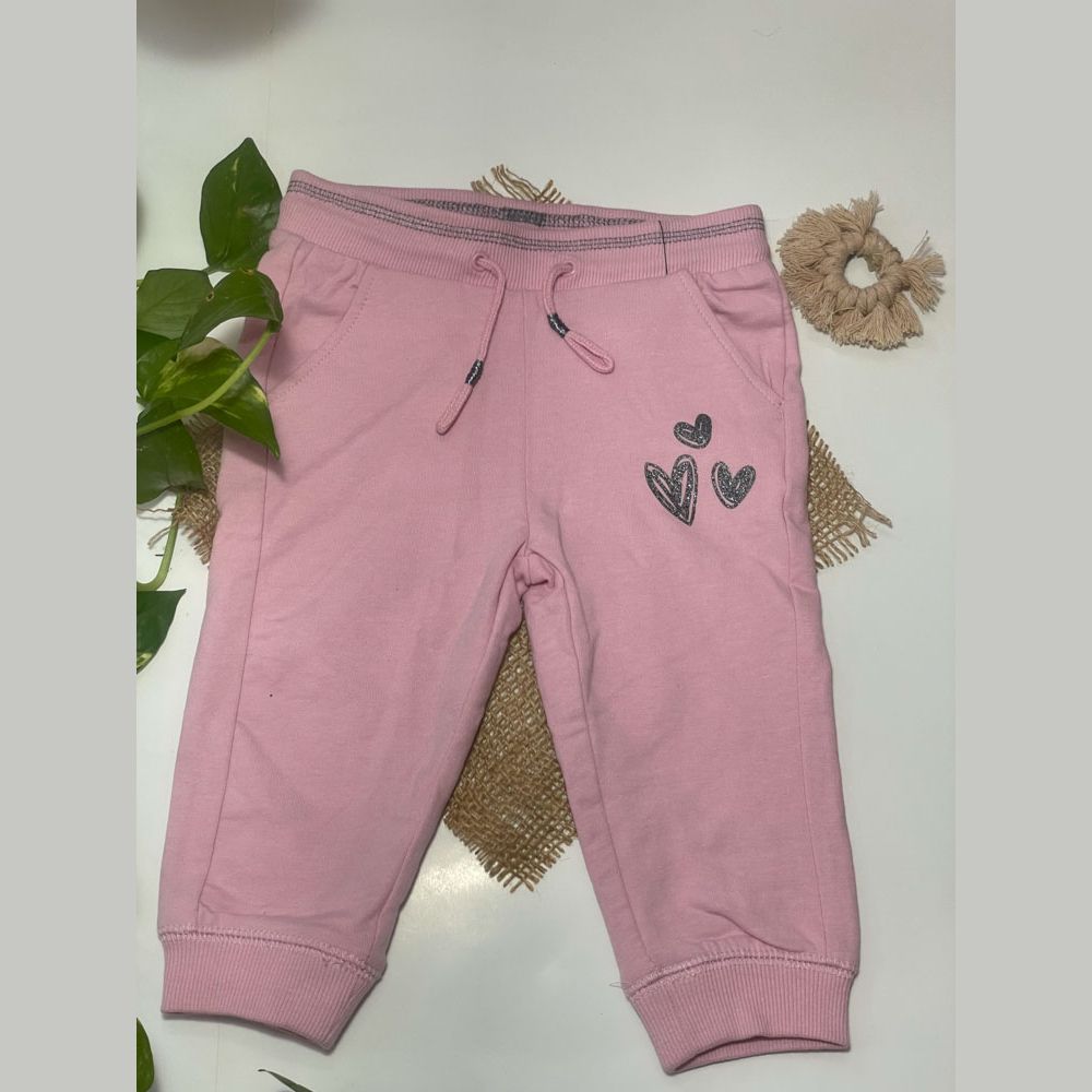 شلوار نوزادی دخترانه اسلش برند Intelligent صورتی کم رنگ - 6 تا 9 ماه