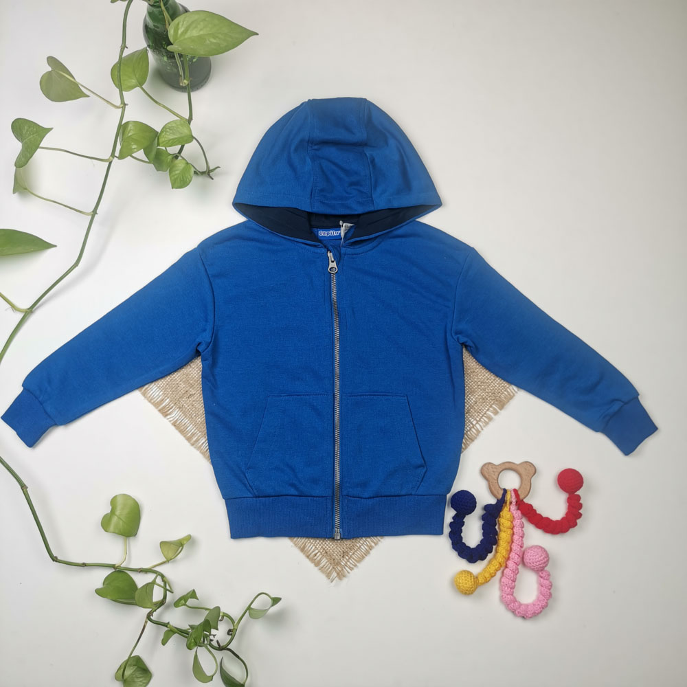 سویشرت دورس آستین بلند برند لوپیلو طرح پشت طرح دار کلاهدار - 2 تا 4 سال