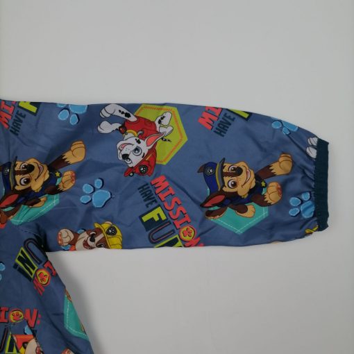 سویشرت بارونی نوزادی پسرانه آستین بلند طرح سگهای نگهبان آستر دار فیلی رنگ