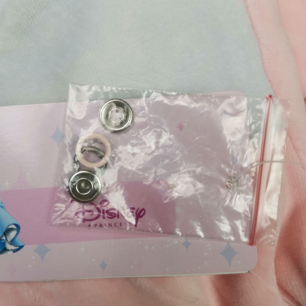 سرهمی نوزادی دخترانه آستین بلند برند Disney طرح دختر جوراب دار صورتی رنگ