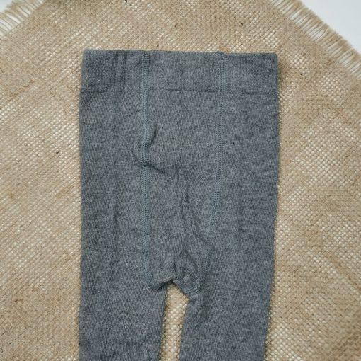 جوراب شلواری نوزادی برند poco piano طوسی تیره رنگ