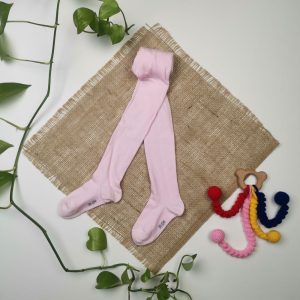 جوراب شلواری برند poco piano صورتی رنگ